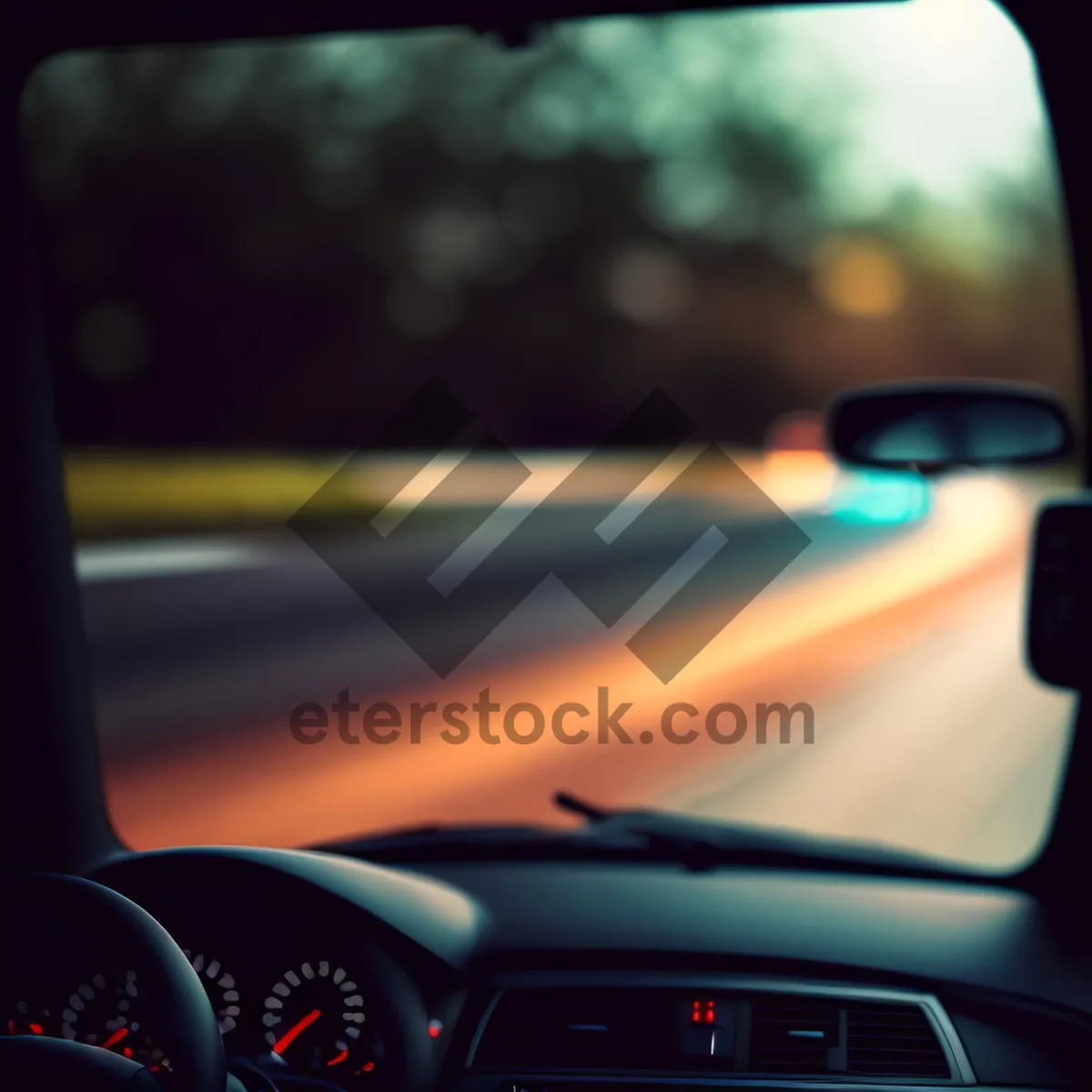 Picture of Fast Drive with Reflections