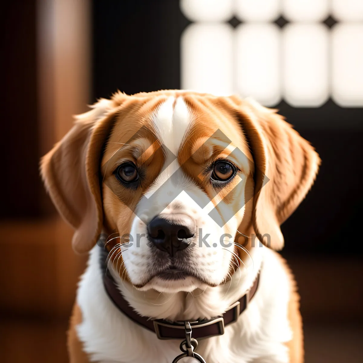 Picture of Adorable Purebred Bull Beagle Puppy: Brown-eyed Canine Companion