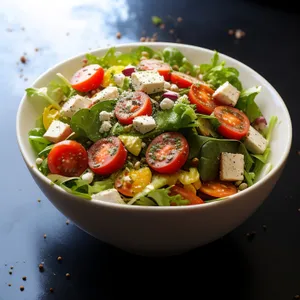 Grilled Vegetable Salad with Olive Sauce