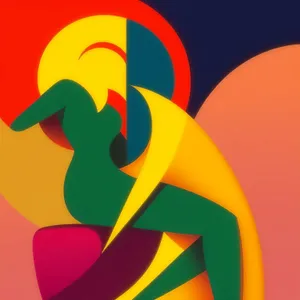 Symbolic icon set collection sign.