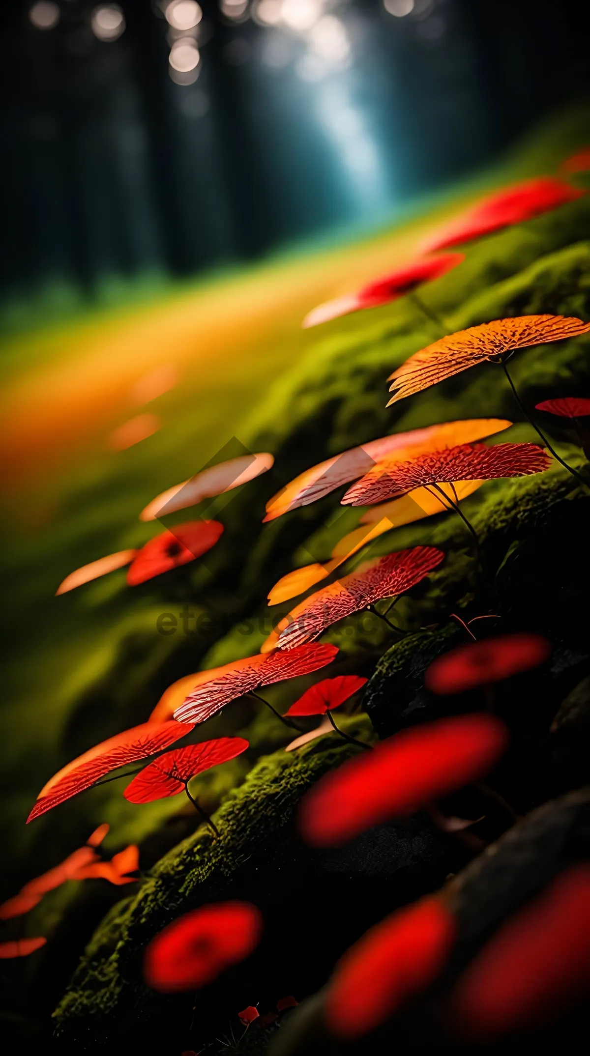 Picture of Colorful Kangaroo Paw Shrub Plant Image