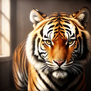 Powerful Tigress Roaming the Jungle