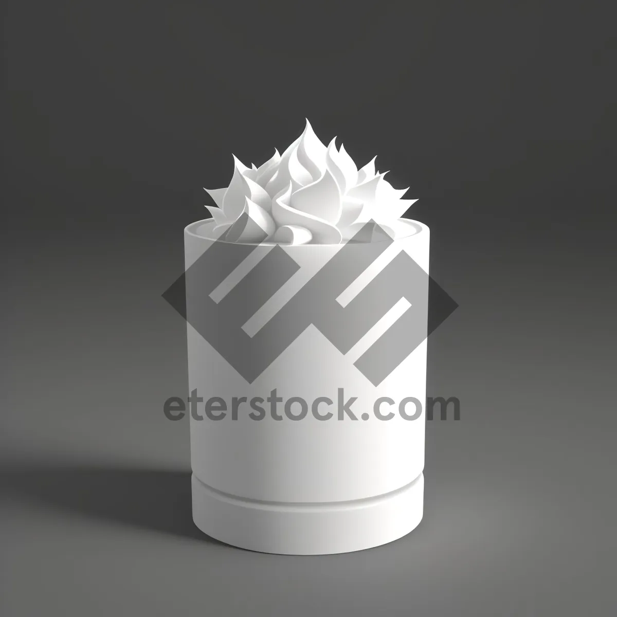 Picture of Milky Candle in Glass Cup