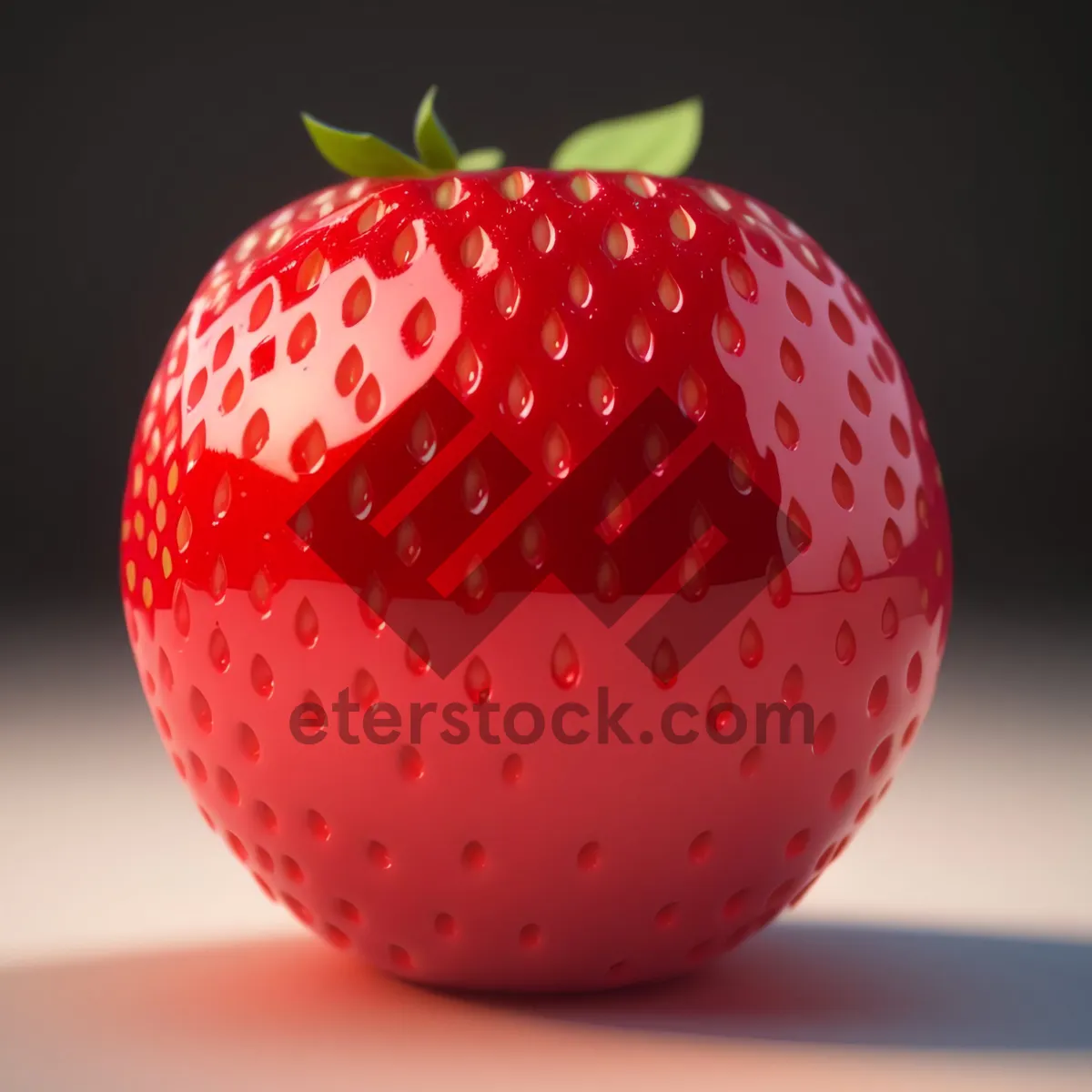 Picture of Juicy Strawberry Ball: Fresh, Organic, and Healthy Fruit Dessert