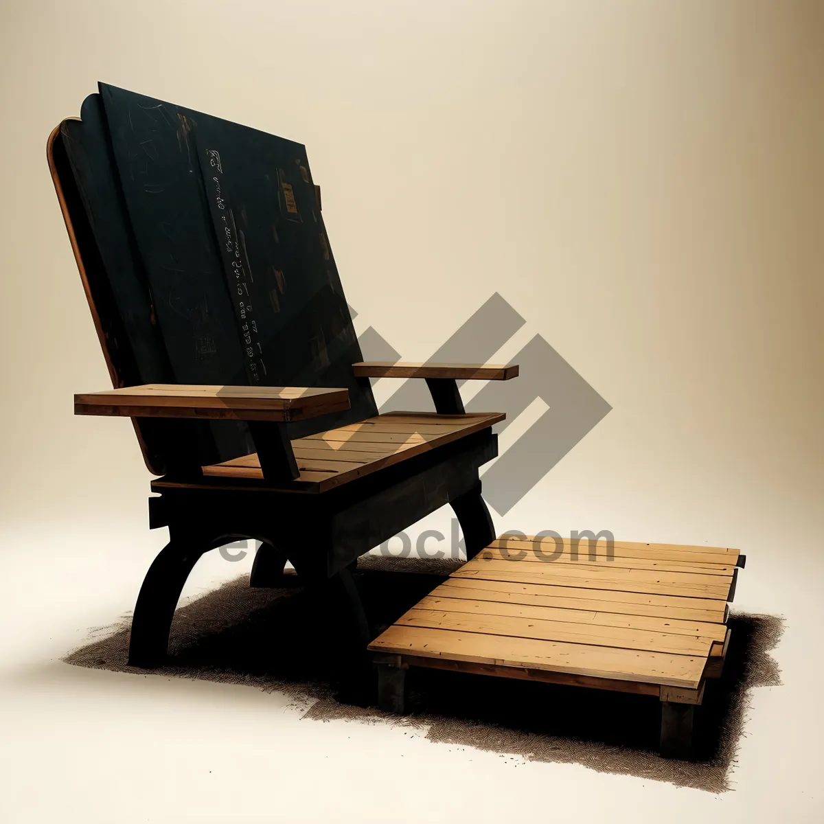 Picture of Cozy Grand: Wood Armchair with Piano-inspired Armrest