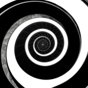 Shiny Swirl Circle - Graphic Design Shot