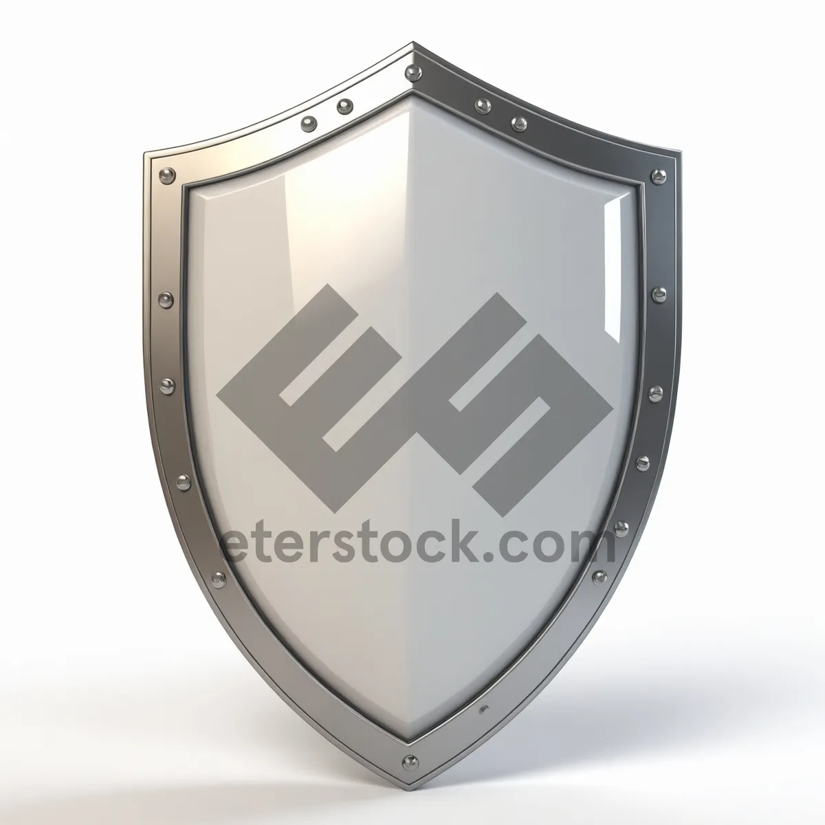 Picture of Graphic metal shield emblem icon design