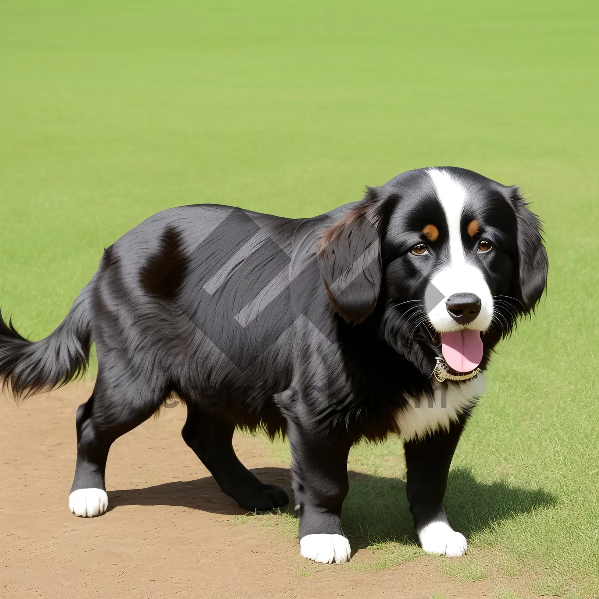 Picture of Adorable Springer Spaniel Puppy with Brown Fur