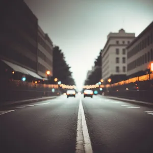 Nighttime Urban Traffic on Expressway