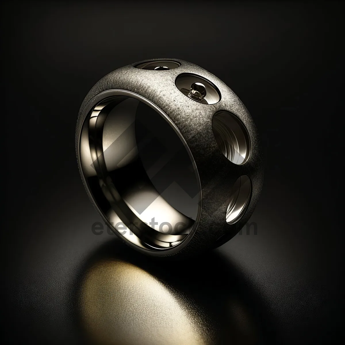 Picture of Black 3D Ring Device Image