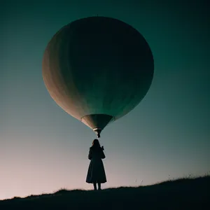 Colorful Hot Air Balloons Floating in the Sky