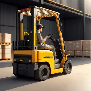 Industrial Forklift Truck - Heavy Equipment for Freight