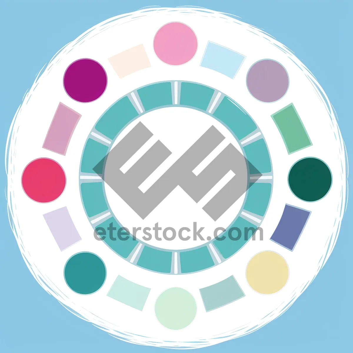 Picture of Circle Design Graphic Art Symbol Icon