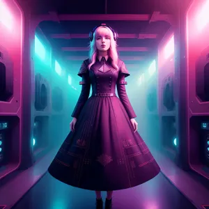 Dynamic Nighttime Crowd Cheering in Bright Stadium Lights