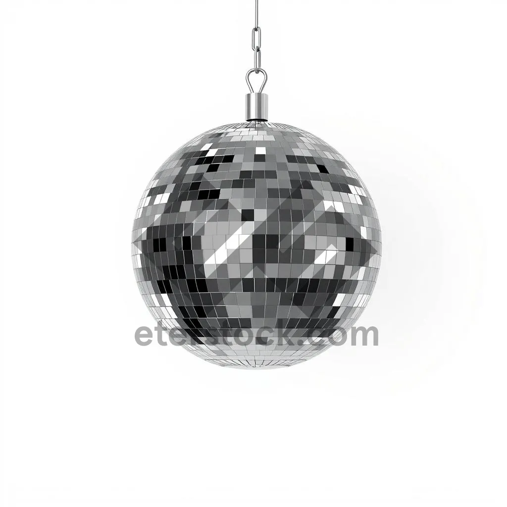 Picture of Shiny Glass Holiday Ornament – Winter Celebration Sphere