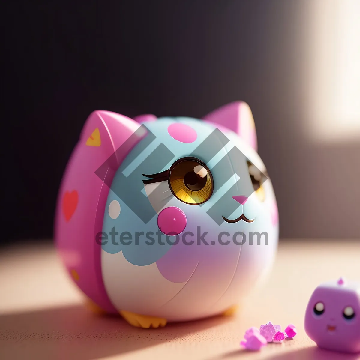 Picture of Piggy Bank Savings: Pink Financial Investment Container