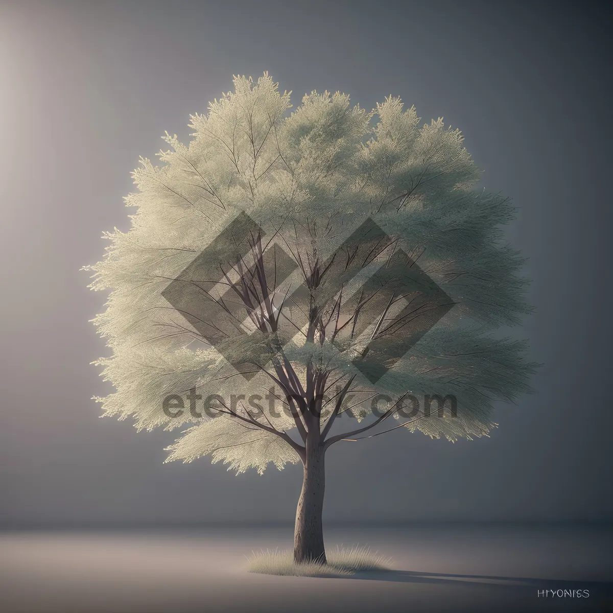 Picture of Winter Wonderland: Majestic Trees in Snowy Forest