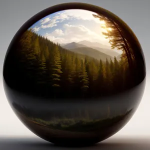 Globe Glass Bowl: Earth-inspired 3D Container