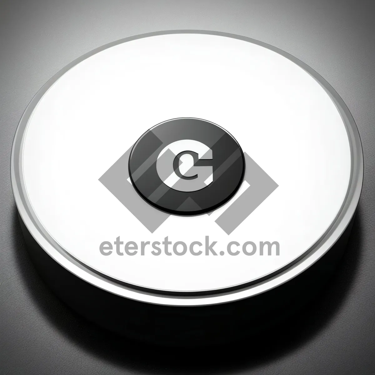 Picture of Digital Media Storage Icon: Shiny Compact Disc