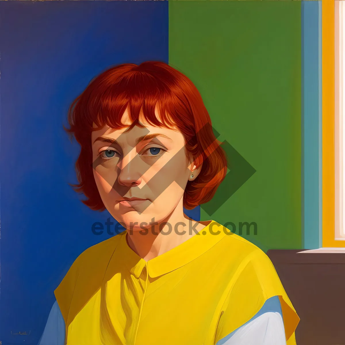 Picture of Attractive businesswoman smiling in a casual portrait.