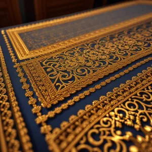 Antique Arabesque Prayer Rug - Ornate Floor Cover