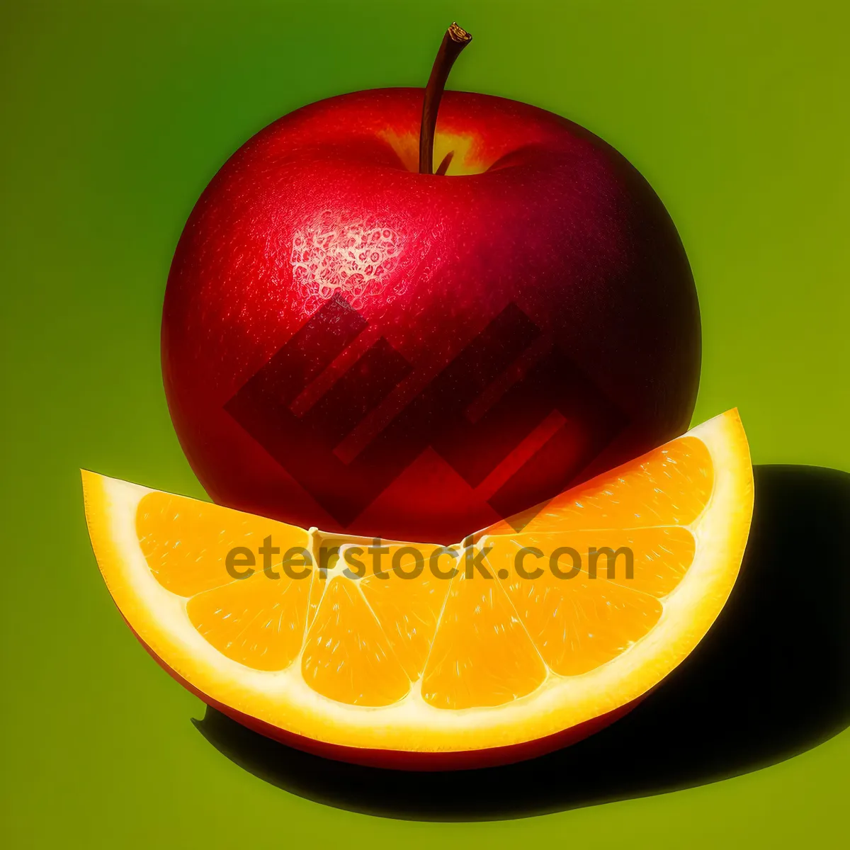 Picture of Fresh and Juicy Citrus Apple: A Nutritious and Delicious Snack