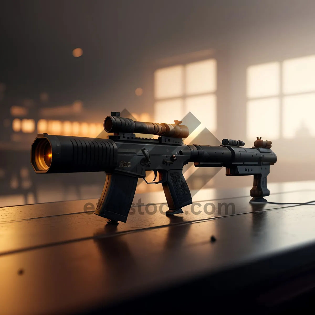 Picture of Warrior's Arsenal: Powerful Automatic Assault Rifle