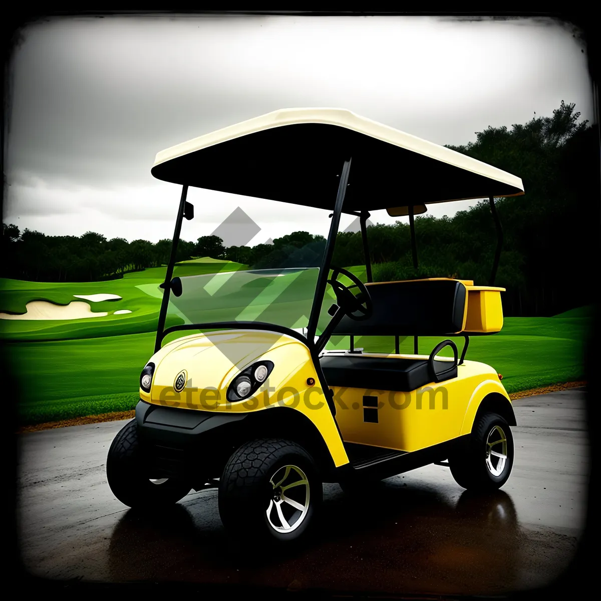 Picture of Golf Cart: Swift and Stylish Sports Transportation