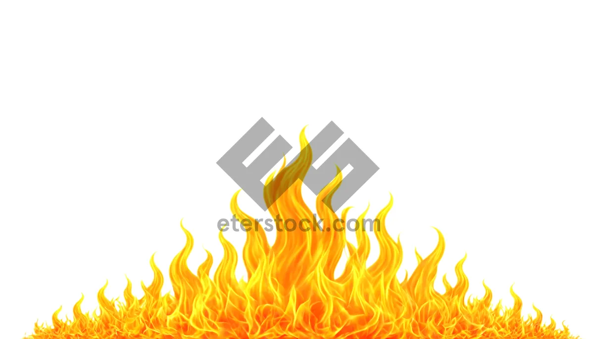 Picture of Orange heat symbol graphic art design element