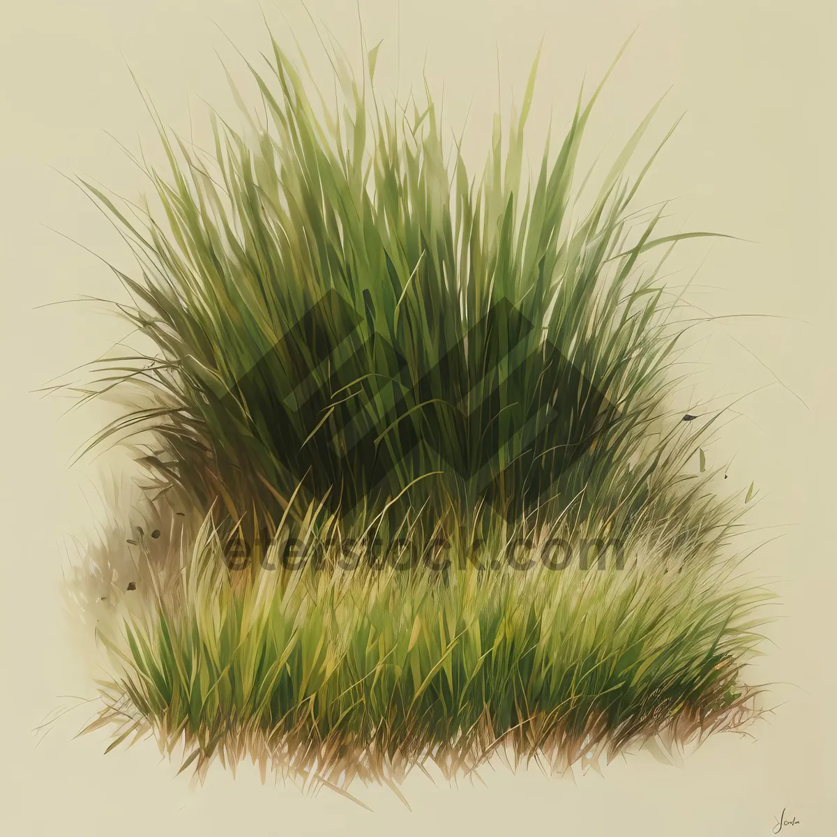 Picture of Evergreen Fir Tree in a Summer Meadow"
or 
"Winter Holiday Frame with Wheat and Pine