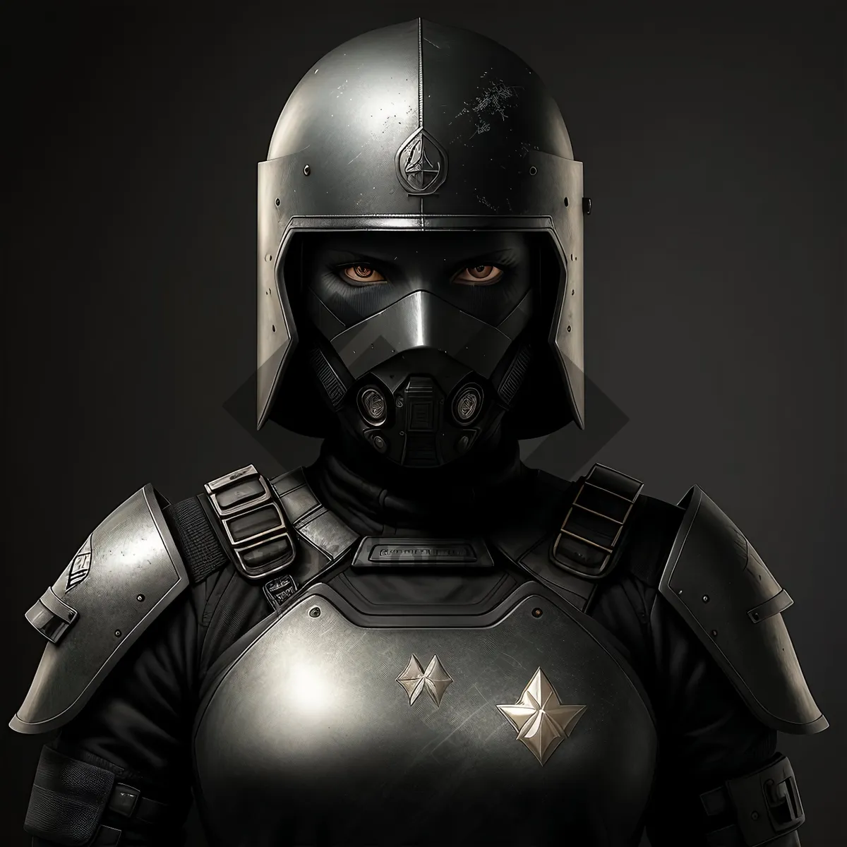 Picture of Warrior's Plastic Mask - Symbol of Protective Armor