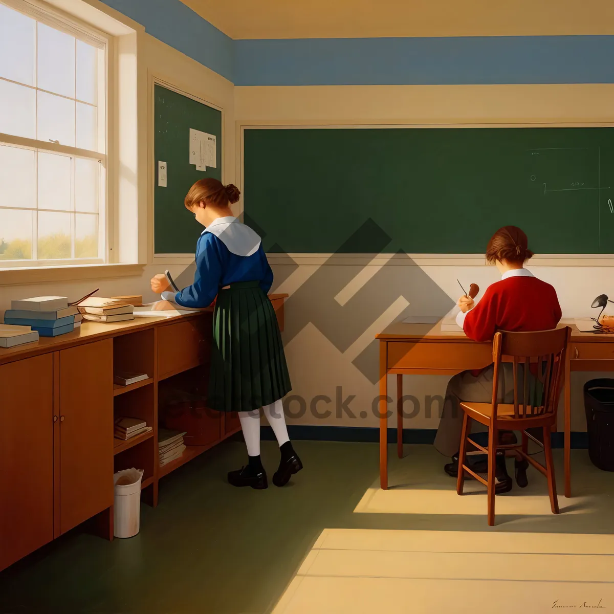 Picture of Modern Classroom Director at Meeting Table