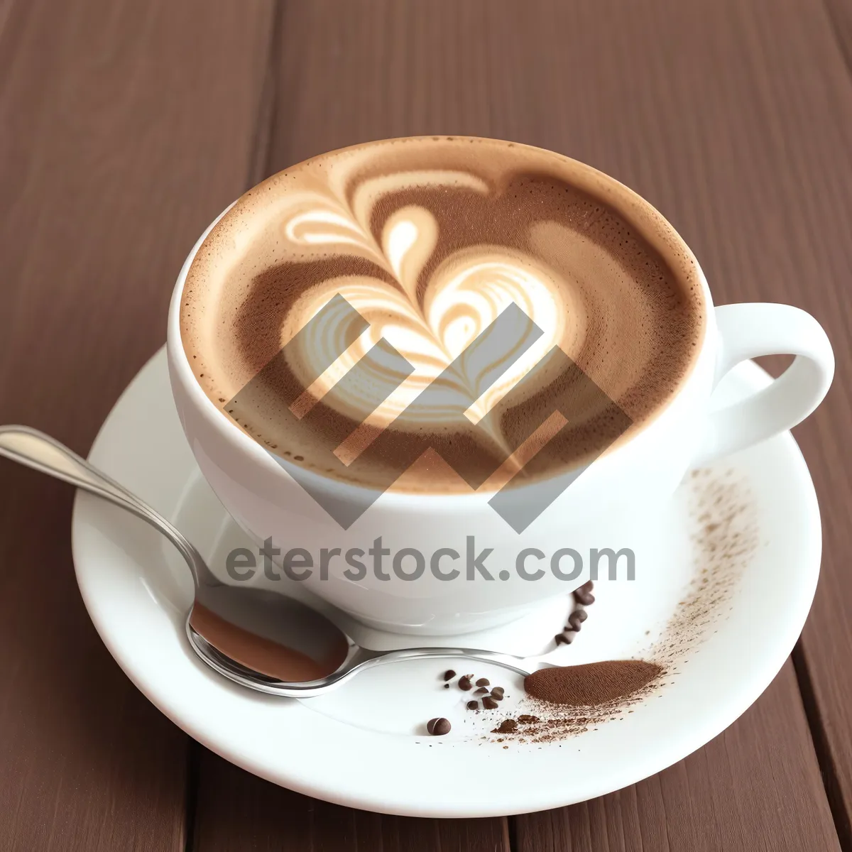 Picture of Dark Delight: Aromatic Morning Latte with Chocolate