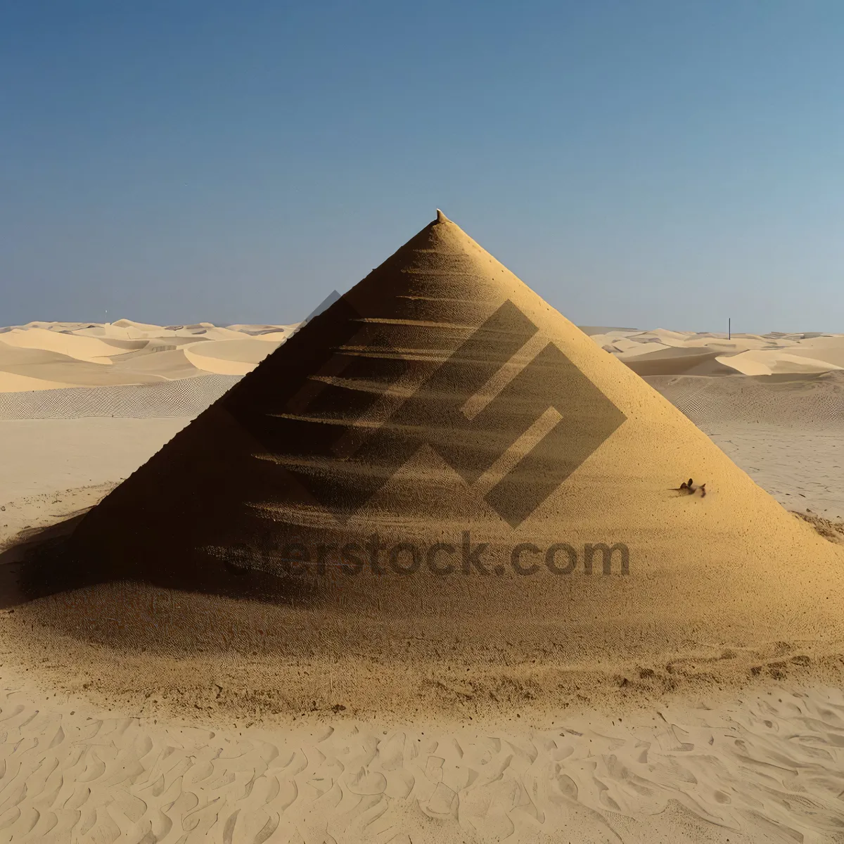 Picture of Desert Sands and Ancient Pyramids