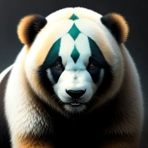 Giant Panda: Endangered Bear with Cute Black Fur