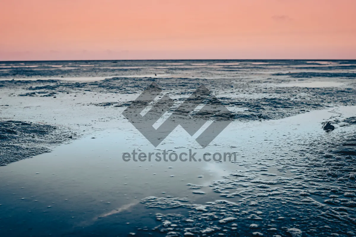 Picture of Tropical Sunset Beach Paradise Vacation on Horizon