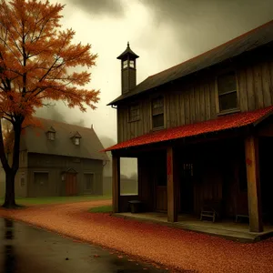 Quaint Residential Street with Charming Houses