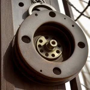 Steel disk brake technology for mechanical device.