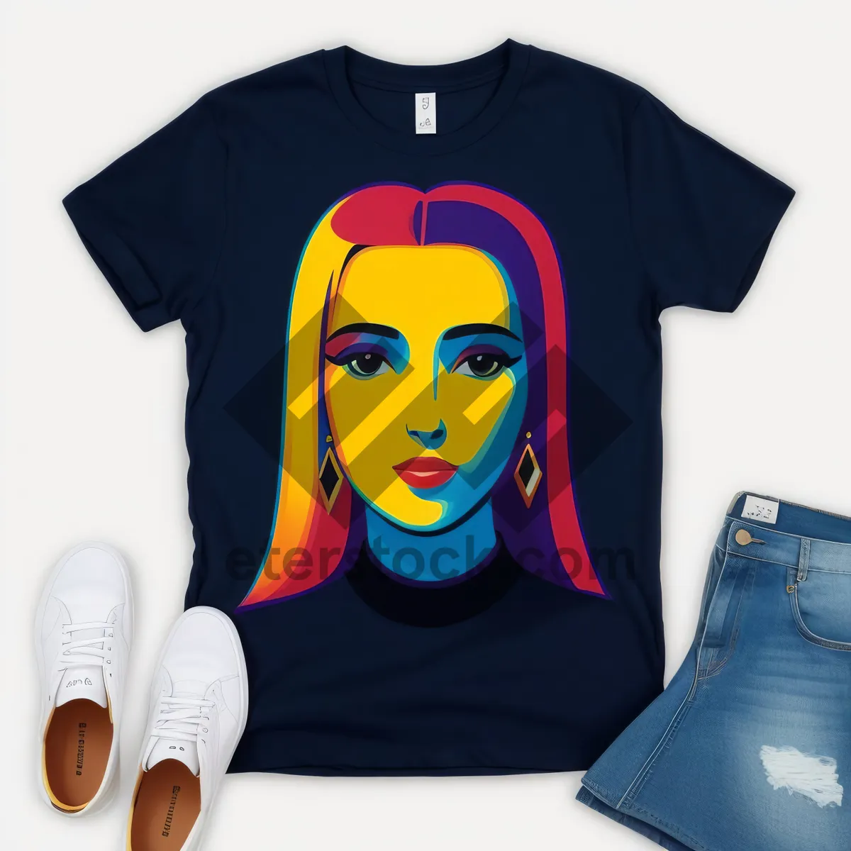 Picture of Stylish Adult T-Shirt - Fashion Garment for Trendy Outfits