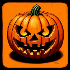 Spooky Fall Jack-o'-Lantern Candle Decoration