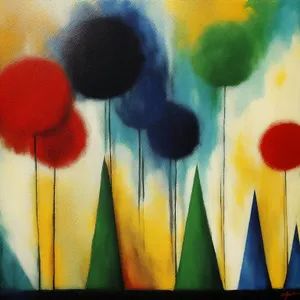 Colorful pencil rainbow on wooden desk in school.