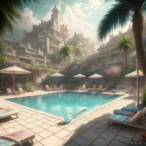Ultimate Tropical Getaway: Luxury Resort with Pool