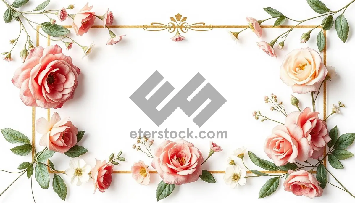 Picture of Floral Creation Wallpaper with Silhouette Pattern
