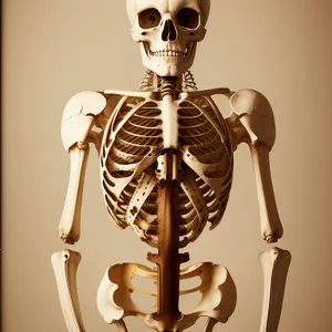 Human Skeleton - Anatomical 3D X-Ray Image