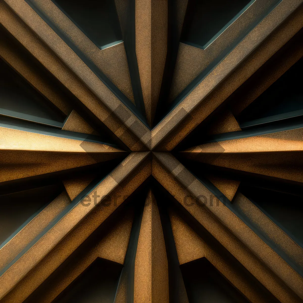 Picture of Vintage Lightbeam Pattern in Joinery Design