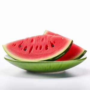 Juicy Watermelon Slice for a Refreshing Snack