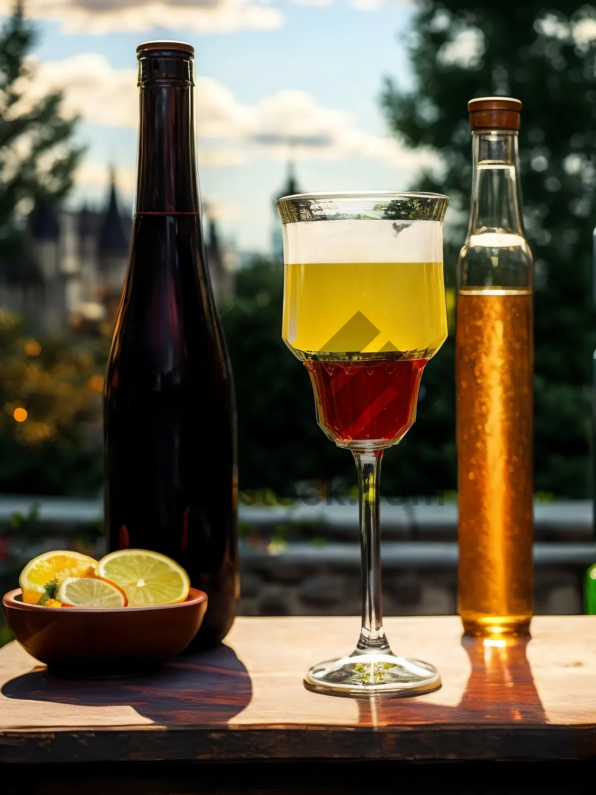 Picture of Elegant Wine Glasses for Celebratory Table Settings