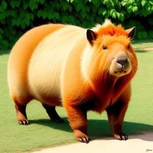 Grassland Animals - Guinea Pig in Pasture