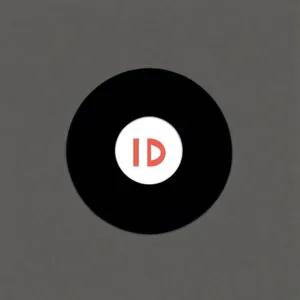 Black Circle Disk Puck: Device Symbol