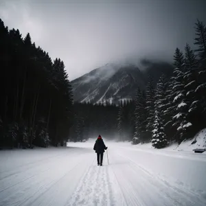 Winter Wonderland Ski Slope Adventure